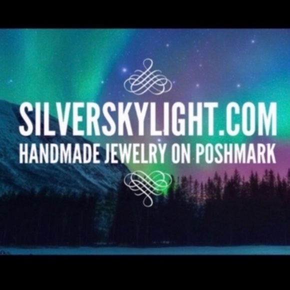 Handmade maille cz black spike dangly stainless steel earrings boho goth silver - Picture 11 of 11